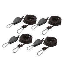 4-teiliges Zelt-Windseilspanner, verstellbare Riemenscheibe
