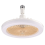 Ceiling Fan with Remote Control and Light 30W LED Lamp Grey 5