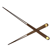 2 x Uhrwerk mit hohem Drehmoment, großer Wandquarz, lange Zeiger, Walnussholz, DIY-Reparaturteile, Ersatz, 28 mm