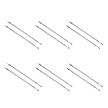 6 Paar 62,5 cm 24,6 Zoll 4 Abschnitt Teleskop Edelstahl AM FM Radio Universalantenne