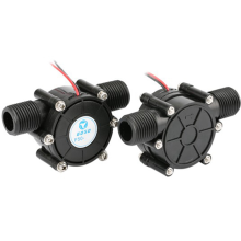 2X Micro-Hydro Generator 12V 10W DC Wasser Flow Turbine Hydroelektrische Tap Hydraulische DIY