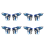8x Mini Gaming Trigger for Gamepad Mobile Control L1 R1 Game Fire Buttons Android Ios 1