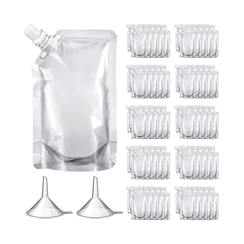 Photos - Tent Jojomino 100Pcs Plastic Spout Pouch for Liquid Drink Sealed Packaging Bag 
