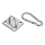 16 Sets of Suspended Ceiling Wall Mount U-Shaped Hooks Stainless Steel Heavy Duty Multi-Function Hammock Hook 6