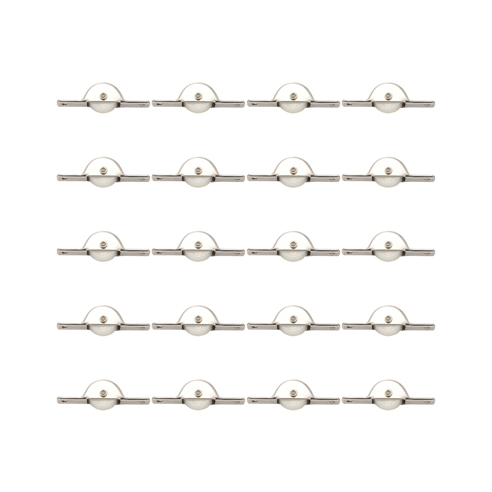 200Pcs Door Window Cupboard Drawer Bin Single Nylon Sliding Roller Pulley Wheel 4853330300380