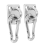 16 Sets of Suspended Ceiling Wall Mount U-Shaped Hooks Stainless Steel Heavy Duty Multi-Function Hammock Hook 5