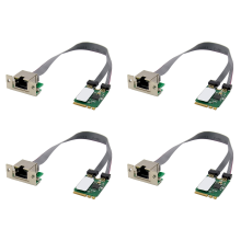 4X M.2 A + E KEY 2,5G Ethernet LAN Karte RTL8125B Industrielle Steuerung Netzwerk PCI Express Adapter