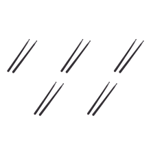 5X Paar 5A Drumsticks Nylon Stick für Schlagzeug Professional Schwarz