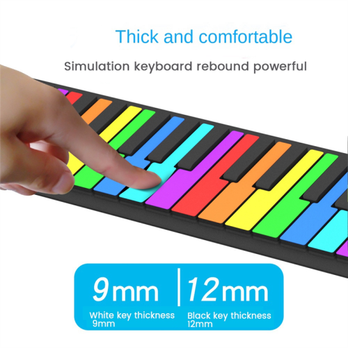 49 Keys Digital Keyboard Flexible Roll Up Piano 2