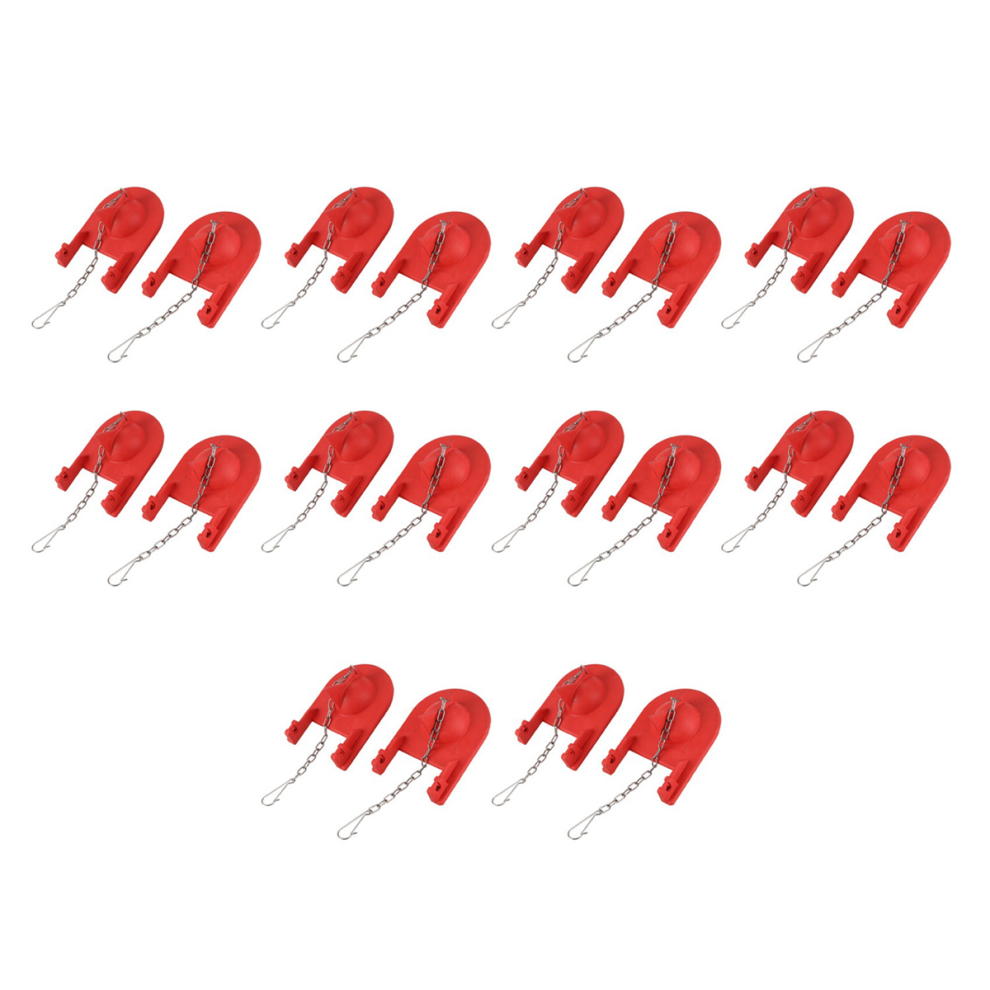 20 Pack Toilet Flapper Replacement For Hinge-Style Parts 84995 And 1000490 Water Saving 4853330398288