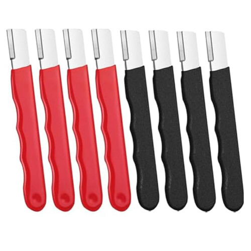 8 Portable Gardening Tool Sharpener,Multi-Purpose Garden Sharpener Stone,Mini Knife Blade