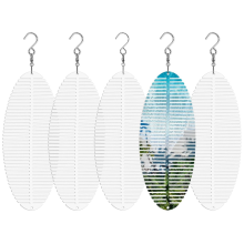 Sublimations-Windspinner-Rohlinge, 20,3 cm, 5er-Pack, Spinner aus Aluminium für den Garten