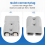 2 Pcs Quick Connect Plug 175A 600V Battery Grey for Maximum 1AWG Wire 5