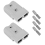 2 Pcs Quick Connect Plug 175A 600V Battery Grey for Maximum 1AWG Wire 3