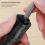 Bit Holder 1/4 Inch Hex Screwdriver Bits Extension Bar Keychain Screw Adapter Drill Black 6