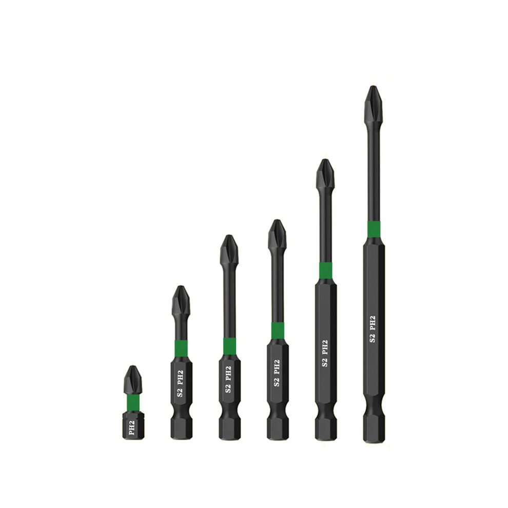 12 Pcs Magnetic Screwdriver Bit Set, 1/4 Inch Hex Shanks (25-150mm)-image-OPC-PJQHCHK-NEW