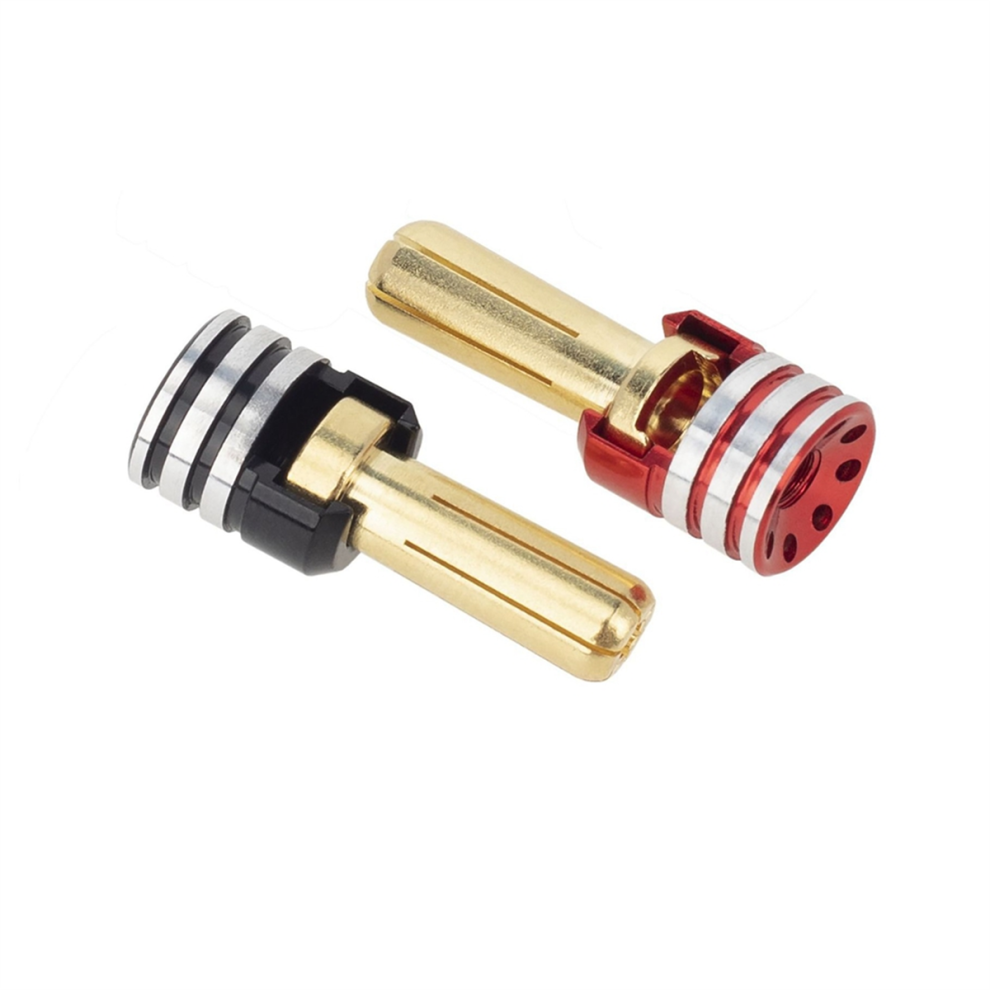 2Pc Battery Heatsink Plugs & Grips Kit 5.0mm for 1/10 Off-Road RC Car-image-OPC-PJQHCKD-NEW