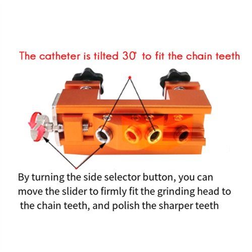 Portable Chainsaw Sharpening Jig Sharpener Sharpen Tool 2
