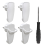 4Pcs Schuko Angled Plug,Flat Plug 250V, Power with Folding Handle, Protective Contact Screwdrive,EU 1