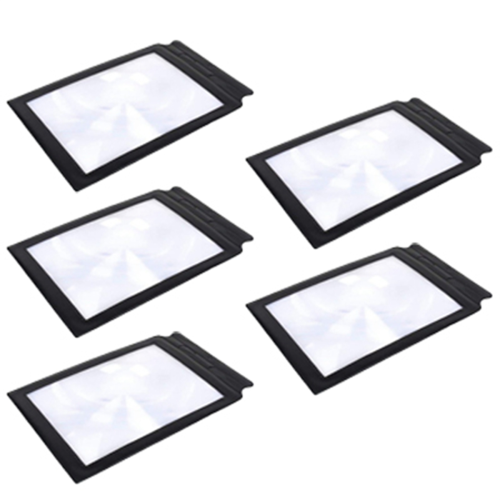 A4 Flat Magnifying Glass for Elderly Reading PVC Full Page