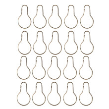 20Pcs Angeln Swivel Release Clip mit Ring Offshore Hobel Bord Mast Downrigger