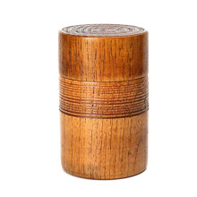 Wooden Tea Pot Handmade Tea Set Portable Travel Tea Storage Candy Nut Coffee Bean Powder Boxed Sealed Can,1 Pcs