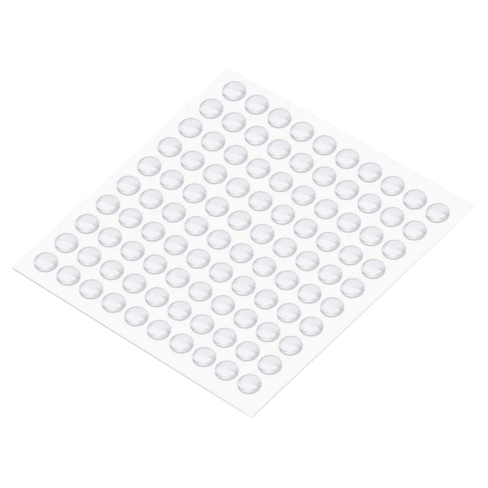 100 Capsules Self-Adhesive Rubber Furniture Bumper Pads For Doors Cabinets Drawers Furniture Glass Tables Crafts 4853080209599