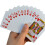 Multiplayer Game Card Box Packed Waterproof Playing Cards Plastic Poker Magic Tricks Tool,Black 5