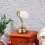 1/12 Vintage Mini Table Lamp with LED Light Model for Miniature Accessories 3