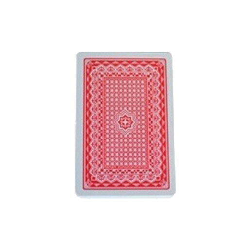 Multiplayer Game Card Box Packed Waterproof Playing Cards Plastic Poker Magic Tricks Tool,Red 2
