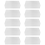 10Pcs Box Trading Card Case Storage Organizer Clear Plastic for Gaming Cards 3