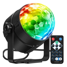 RGB-DJ-Discokugellicht mit Soundaktivierung und Fernbedienung, US-Stecker