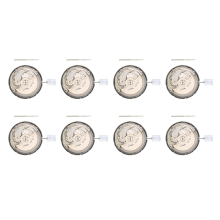 8X NH35 Uhrwerk Tag Datum Set Hochpräzises automatisches mechanisches Armbanduhrenarmband mit Stahlschaft