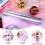 4 Pcs LED Strobe Reusable Light and Charger,US Plug Silver 2