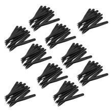 Antistatische Pinzette mit schwarzer Kunststoffspitze, 12 cm Länge, 100 Stück