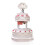 16Pcs White Small+Large Plastic Cake Pillars,Wedding Pillars Stand,Fondant Support Mold 2