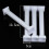 16Pcs White Small+Large Plastic Cake Pillars,Wedding Pillars Stand,Fondant Support Mold 4