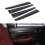 For 15-21 Inner Door Panel Trim Carbon Fiber 5