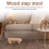 Wooden Step Stool for Adults, Bed High Beds, Kitchen 3