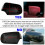 Left Side Matte Black Rearview Door Mirror Cover Cap 3