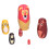 6Pcs Russian Nesting Dolls Kit Wooden Cartoon 10