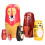 6Pcs Russian Nesting Dolls Kit Wooden Cartoon 1