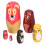 6Pcs Russian Nesting Dolls Kit Wooden Cartoon 6