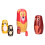 6Pcs Russian Nesting Dolls Kit Wooden Cartoon 9