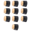 30x Guitar AMP Amplifier Knobs Push-on Black+Gold Cap for 3