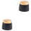 30x Guitar AMP Amplifier Knobs Push-on Black+Gold Cap for 5
