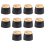 30x Guitar AMP Amplifier Knobs Push-on Black+Gold Cap for 2