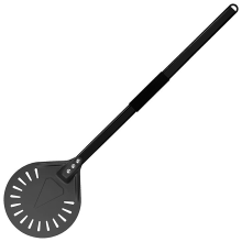 Rundes Pizzawerkzeug aus Metall, verstellbarer Gebäckgriff aus Aluminium, abnehmbar