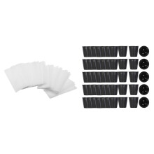 500Pcs Biologisch Abbaubar Non-Woven Kindergarten Anlage Wachsen Taschen 2,7X3,5 Zoll