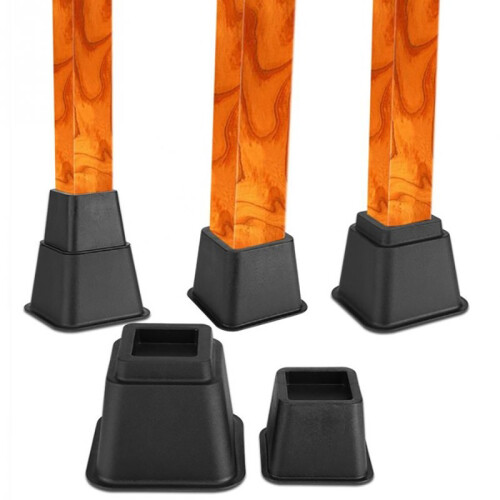 8Pcs Adjustable Furniture Riser to Create an Additional 3 Inches 2